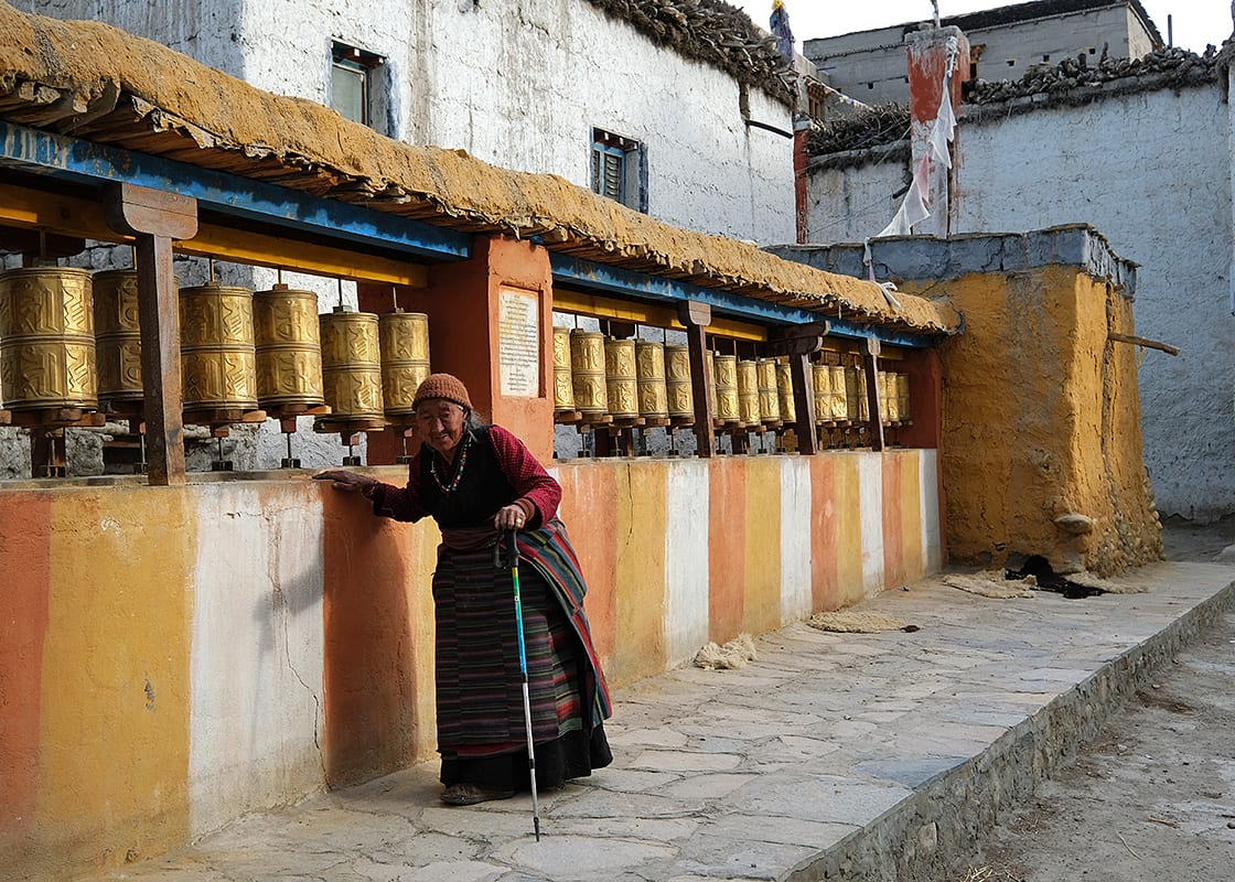 Lo Manthang, Tibetaanse plaats uit de middeleeuwen eindpunt van de avontuurlijke motorreis naar Upper-Mustang in Nepal