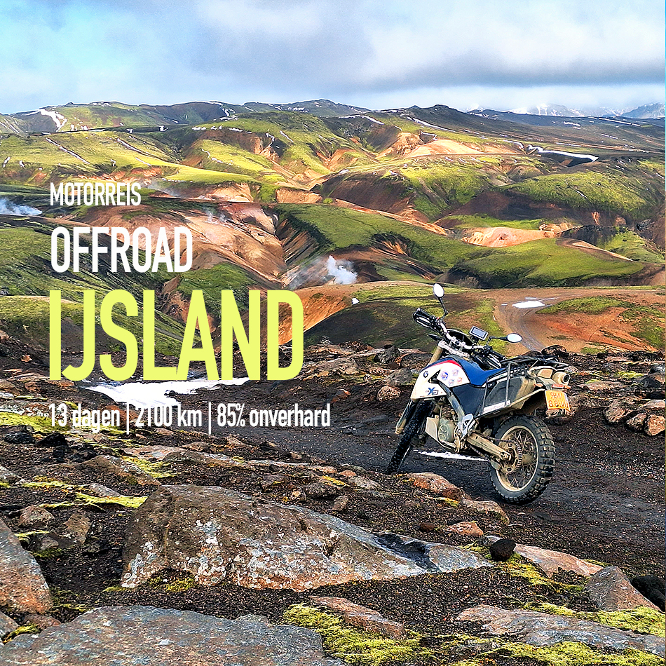 Motorreizen van Travel 2 Explore Offroad motorreis op Ijsland, de Trans Iceland Motor Challenge