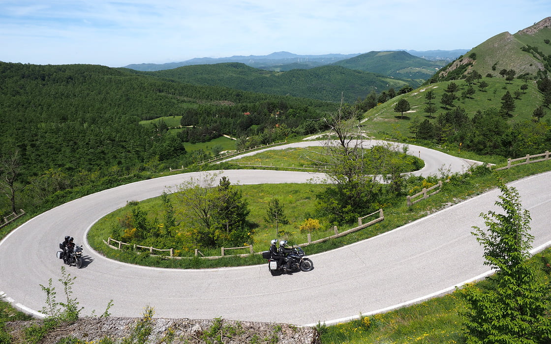 Motorreis Italie door Le Marche. Een ontspannen motorvakantie van Travel 2 Explore motorreizen