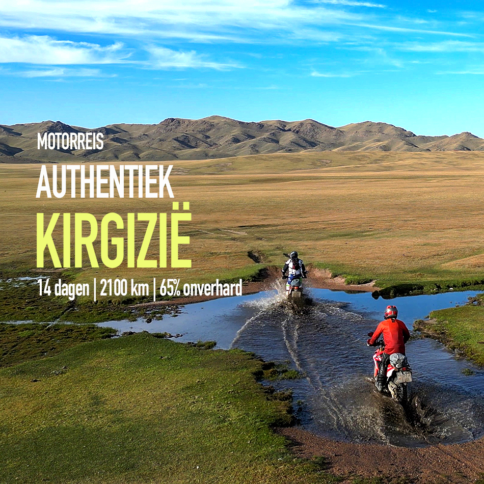 Motorreizen van Travel 2 Explore, avontuurlijke motorreis in Kirgizië