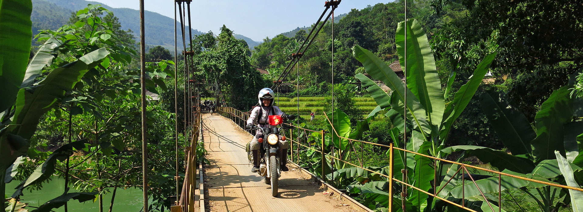 Motorreis Vietnam. Op de motor door het berglandschap van Noord-Vietnam
